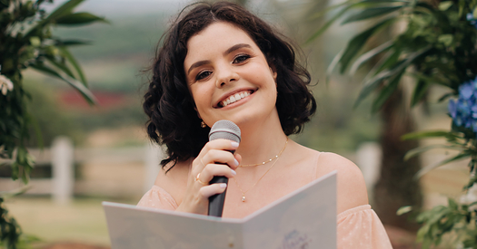 Com a palavra, o coração!